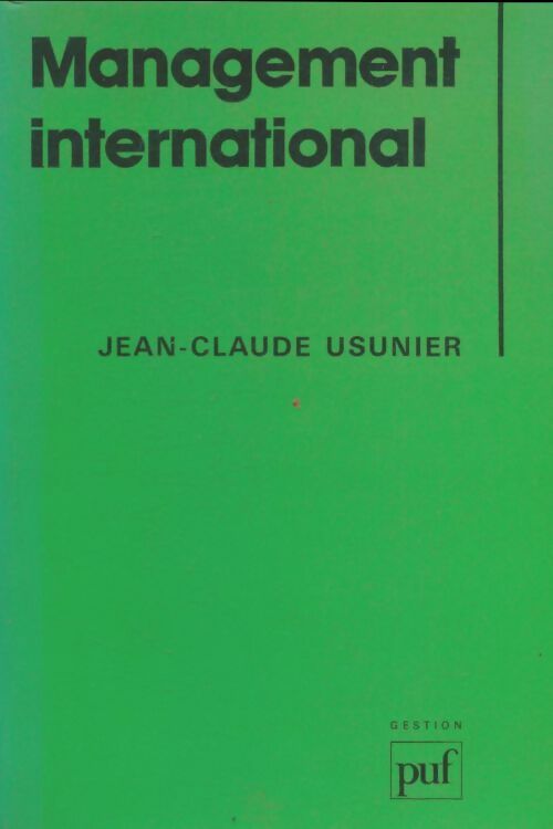 Livrenpoche : Management international - Jean-Claude Usunier - Livre