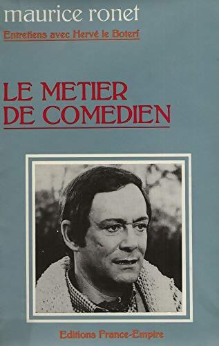 Livrenpoche : Le métier de comédien - Maurice Ronet - Livre