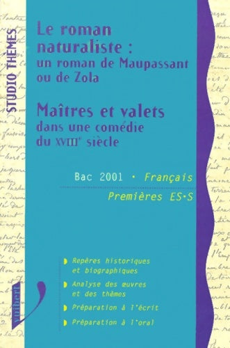 Français Première ES.S 2001 - Michel Dobransky -  Vuibert GF - Livre