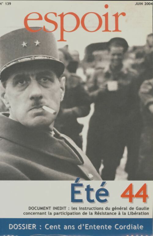 Livrenpoche : Espoir n°139 : Été 44 - Collectif - Livre