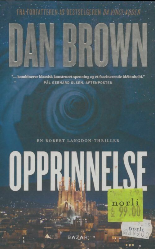 Livrenpoche : Opprinnelse - Dan Brown - Livre