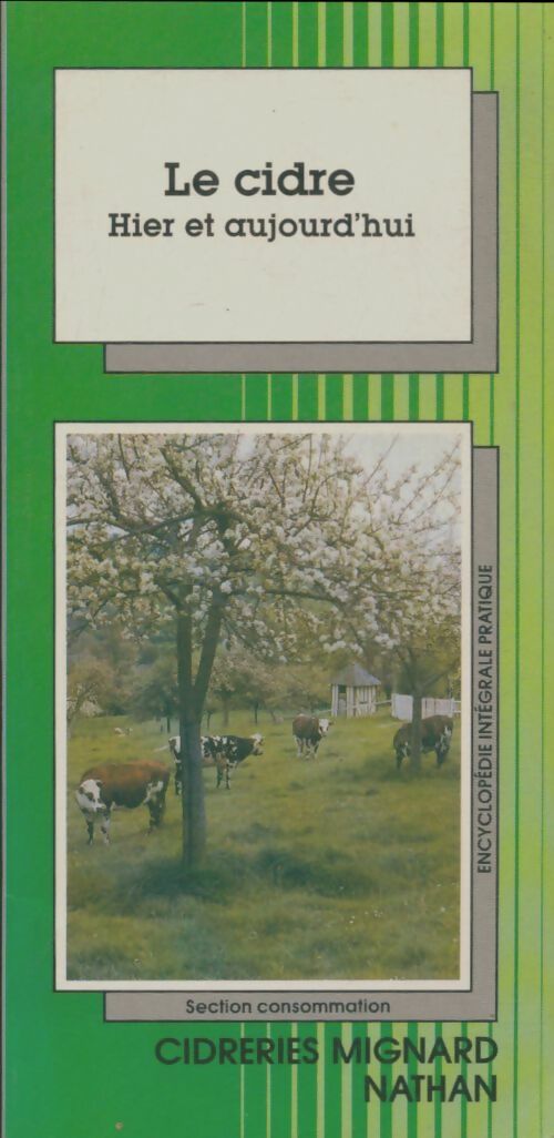 Livrenpoche : Le cidre hier et aujourd'hui - Collectif - Livre
