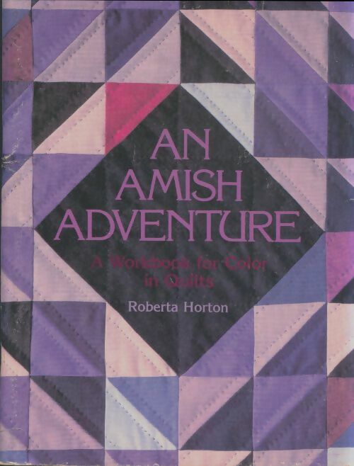 Livrenpoche : An amish adventure : Workbook for color in quilts - Roberta Horton - Livre