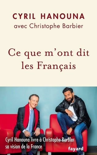 Livrenpoche : Ce que m'ont dit les Français - Cyril Hanouna - Livre