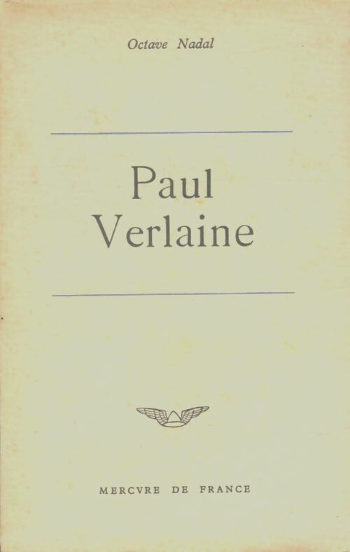 Livrenpoche : Paul Verlaine - Octave Nadal - Livre