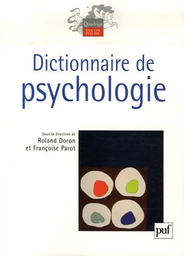 Livrenpoche : Dictionnaire de psychologie - Roland Doron, Françoise Parot - Livre