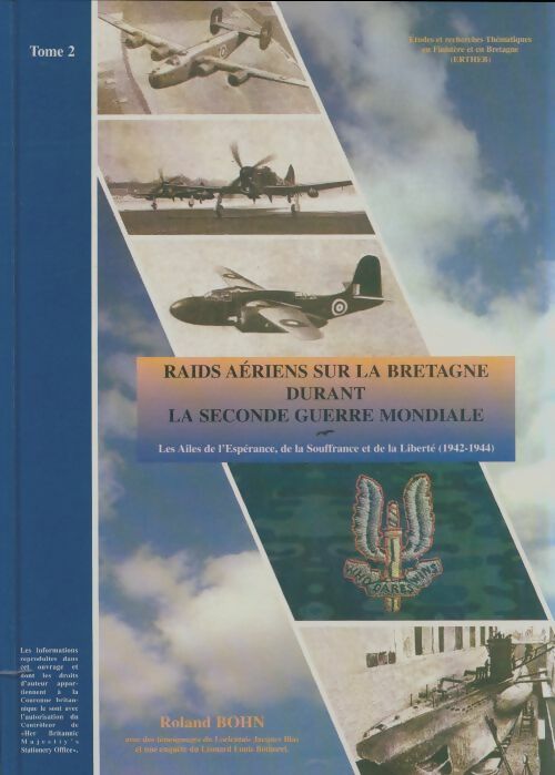 Livrenpoche : Raids aériens sur le Bretagne durant la seconde guerre mondiale Tome II - Roland Bohn - Livre