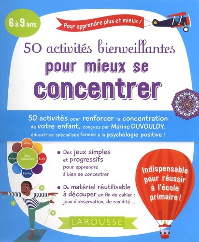 Livrenpoche : 50 activités bienveillantes pour mieux se concentrer - Marine Duvouldy - Livre