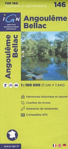 Livrenpoche : TOP100146 ANGOULEME/BELLAC 1/100. 000 - Collectif - Livre
