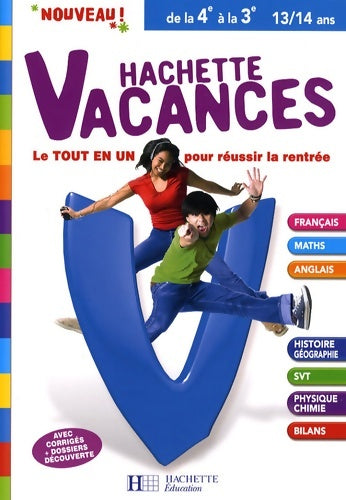 Livrenpoche : Hachette vacances de la 4e à la 3e - Brigitte Réauté - Livre