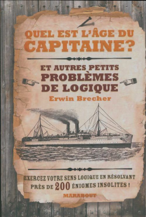 Livrenpoche : Quel est l'âge du capitaine? - Erwin Brecher - Livre