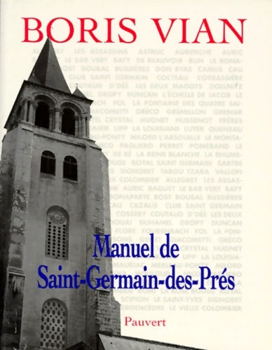Livrenpoche : Manuel de Saint-Germain-des-Prés - Boris Vian - Livre