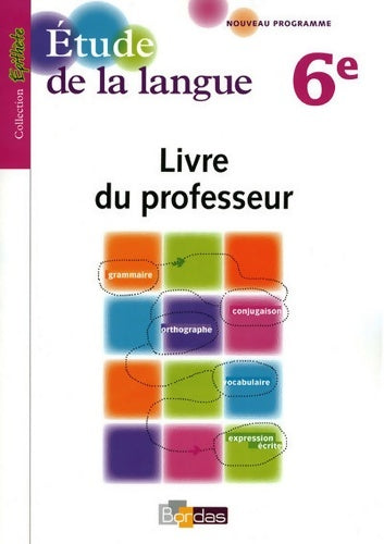 Livrenpoche : Épithète 6e ? Étude de la langue ? Livre du professeur - Joëlle Paul - Livre