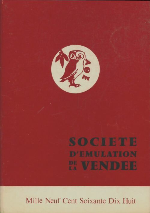 Livrenpoche : Société d'émulation de la Vendée 1978 - Collectif - Livre