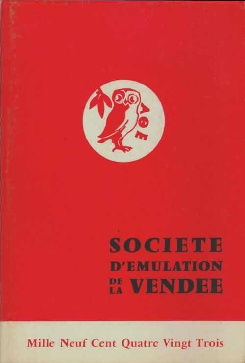 Livrenpoche : Société d'émulation de la Vendée 1983 - Collectif - Livre