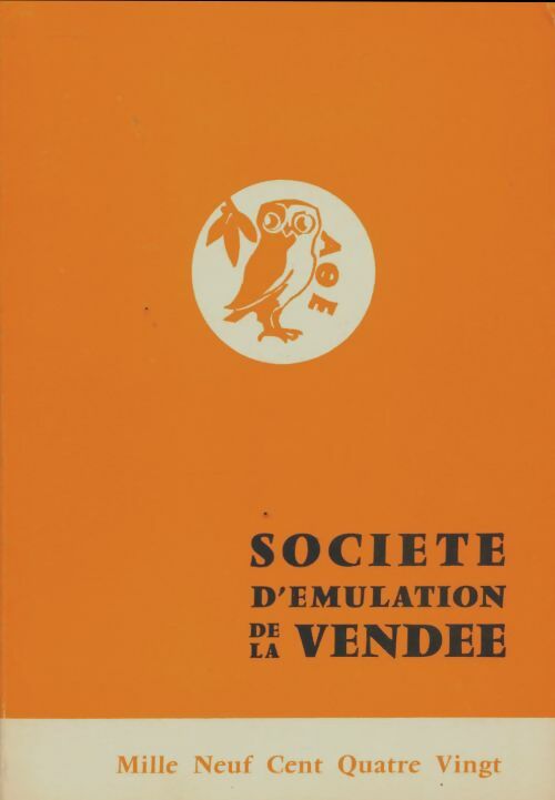Livrenpoche : Société d'émulation de la Vendée 1980 - Collectif - Livre