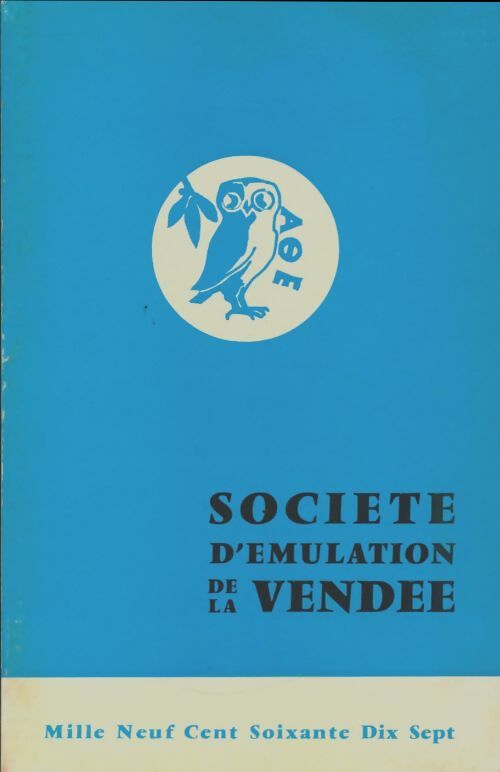 Livrenpoche : Société d'émulation de la Vendée 1977 - Collectif - Livre