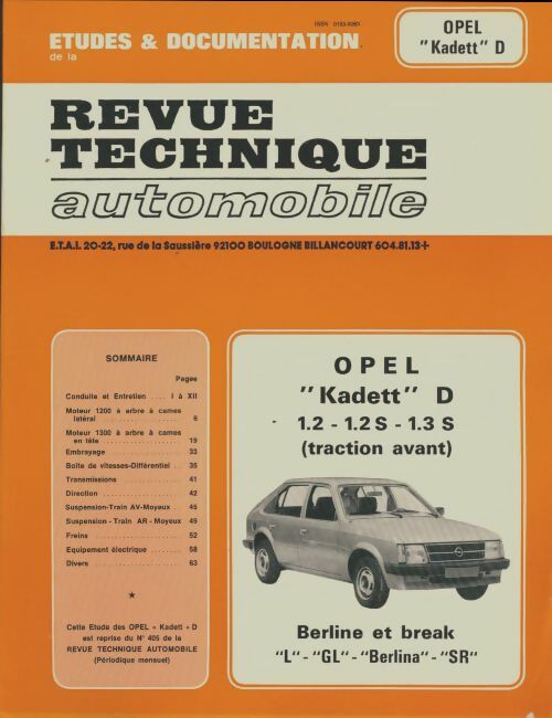 Livrenpoche : Opel Kadett D - Collectif - Livre