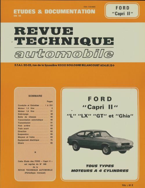 Livrenpoche : Ford Capri II - Collectif - Livre