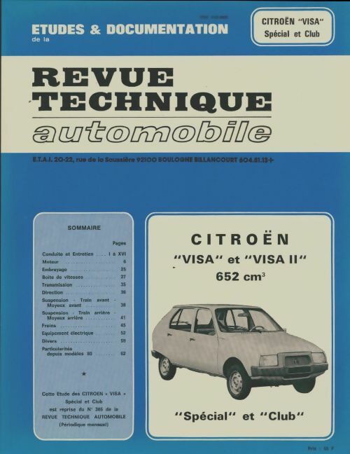 Livrenpoche : Citroën Visa et Visa II - Collectif - Livre