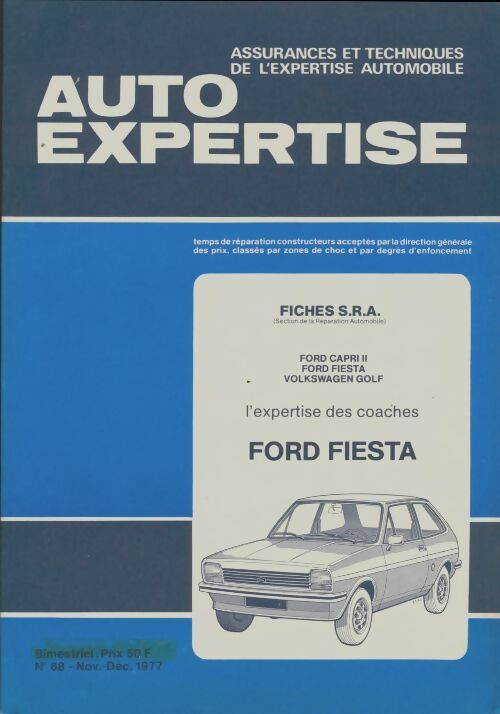 Livrenpoche : Auto expertise n°68 : Ford fiesta - Collectif - Livre