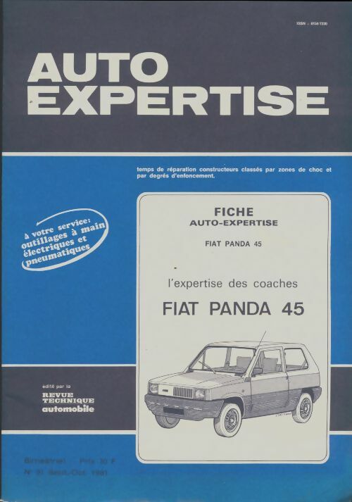 Livrenpoche : Auto expertise n°91 : Fiat Panda 45 - Collectif - Livre