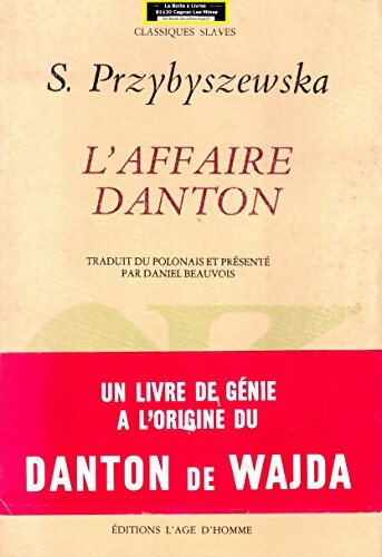 Livrenpoche : L'affaire Danton  - S Przybyszewska - Livre