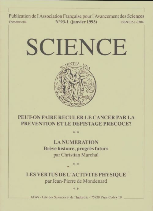 Livrenpoche : Science n°93-1 - Collectif - Livre