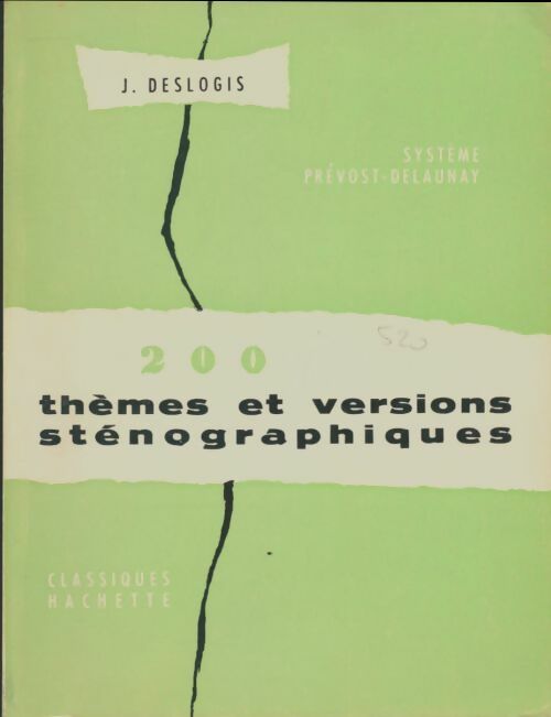 Livrenpoche : 200 thèmes et versions sténographiques - J. Deslogis - Livre