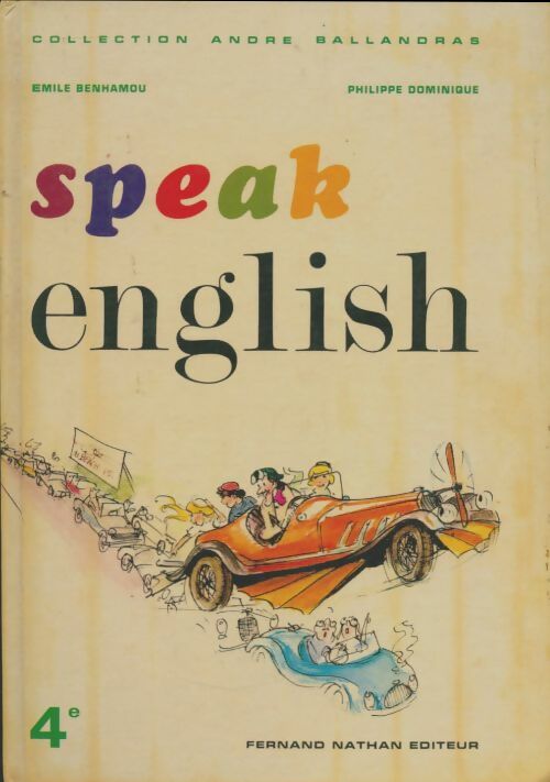 Livrenpoche : Speak english 4e - Emile Benhamou - Livre