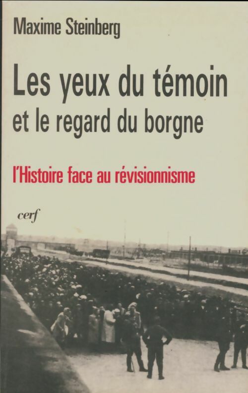 Livrenpoche : Les yeux du témoin et le regard du borgne - Maxime Steinberg - Livre