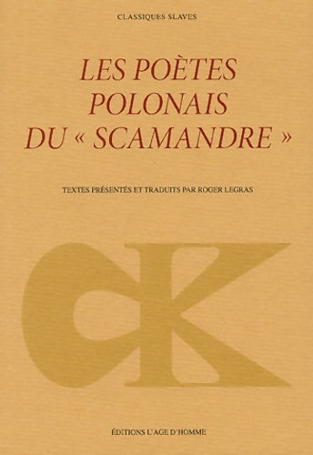 Anthologie de la poésie polonaise - Constantin Jelenski -  L'Age d'homme GF - Livre