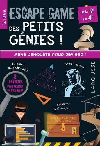 Livrenpoche : Escape game des petits génies 5e-4e - Olivier Lefebvre - Livre