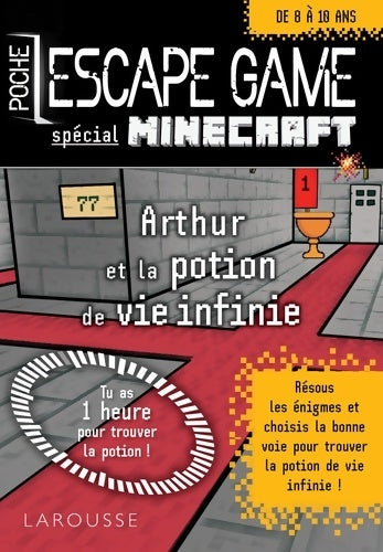 Livrenpoche : Escape game de poche sp Minecraft - La potion de vie éternelle - Vincent Raffaitin - Livre