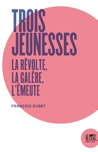 Livrenpoche : Trois jeunesses : La révolte la galère l'émeute - Dubet - Livre