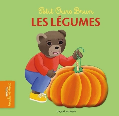 Livrenpoche : Petit Ours Brun mini touche-à-tout - Les légumes - Marie Aubinais - Livre