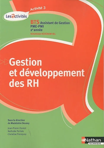 Livrenpoche : Activité 3 - Gestion et développement des RH - Jean-Pierre Cluniat - Livre