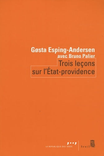 Livrenpoche : Trois leçons sur l'État-providence - Gösta Esping-Andersen - Livre