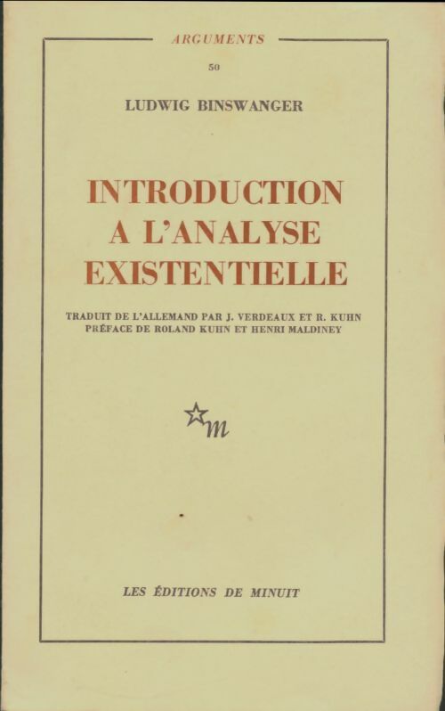 Livrenpoche : Introduction à l'analyse existentielle - Ludwig Binswanger - Livre