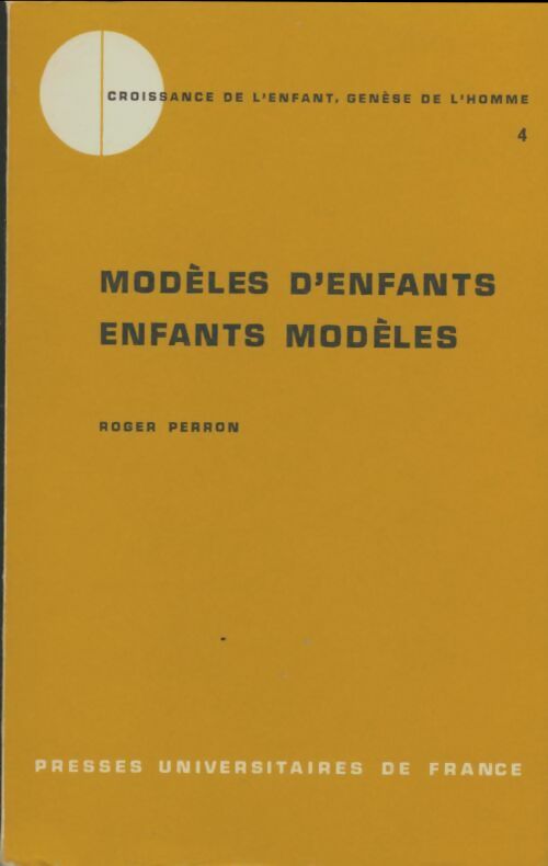 Livrenpoche : Modèles d'enfants, enfants modèles - Roger Perron - Livre