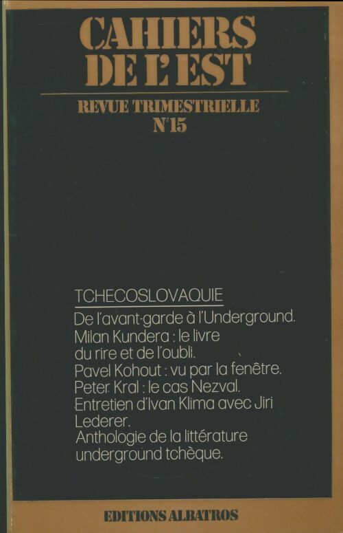 Livrenpoche : Cahiers de l'est n°15 - Collectif - Livre