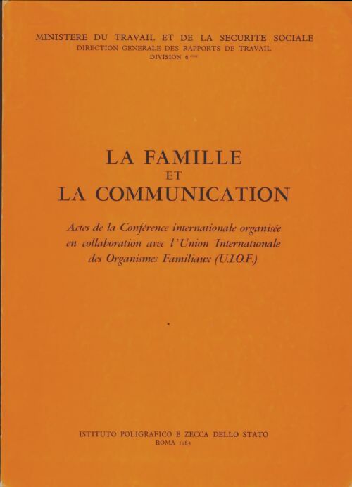 Livrenpoche : La famille et la communication - Collectif - Livre