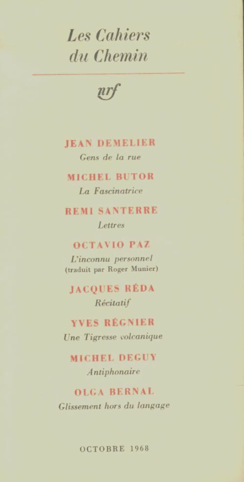Livrenpoche : Les cahiers du chemin n°4 - Collectif - Livre