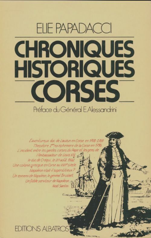 Livrenpoche : Chroniques historiques corses - Élie Papadacci - Livre