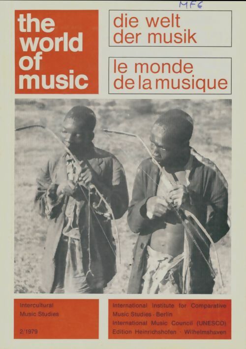 Livrenpoche : Le monde de la musique n°2/1979 - Collectif - Livre