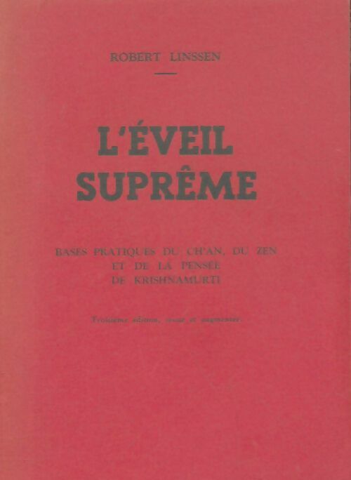 Livrenpoche : L'éveil suprême - Robert Linssen - Livre