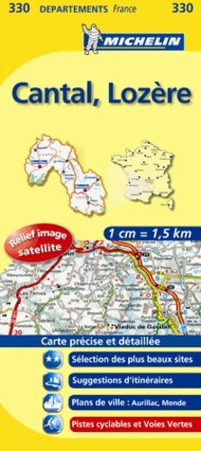 Livrenpoche : Carte DÉPARTEMENTS Cantal Lozère N°330 - Collectif - Livre