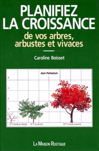 Livrenpoche : PLANIFIEZ LA CROISSANCE DE VOS ARBRES ARBUSTES ET VIVACES - Caroline Boisset - Livre