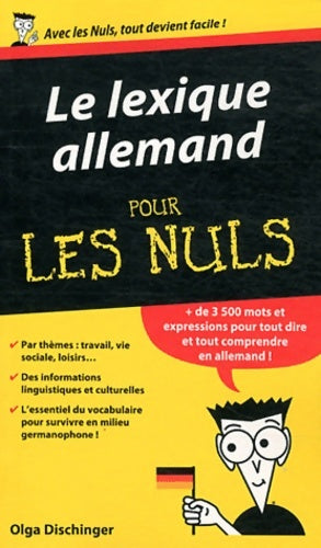Livrenpoche : Le Lexique allemand Guide de conversation Pour les Nuls - Olga Dischinger - Livre