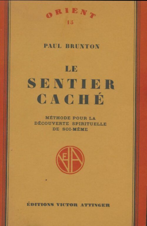 Livrenpoche : Le sentier caché - Paul Brunton - Livre